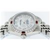 Image 4 : Rolex Ladies Stainless Steel MOP Diamond & Ruby 26MM Datejust Wristwatch