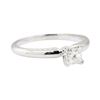 Image 1 : 0.43 ctw Diamond Solitaire Ring - 14KT White Gold