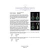 Image 3 : 9.71 ctw Emerald and Diamond Earrings - 14KT Yellow Gold