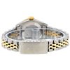 Image 7 : Rolex Ladies 2 Tone 14K MOP Emerald String Diamond Datejust Wristwatch