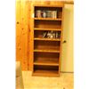 Image 2 : Wood Bookshelf & DVD's A