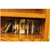 Image 5 : Wood Bookshelf & DVD's A