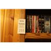 Image 7 : Wood Bookshelf & DVD's A