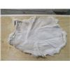 Image 2 : 2 WHITE RABBIT PELTS (15" X 10"---16" X 11")