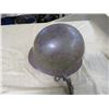 Image 1 : MILITARY HELMET WITH LINER (FEDUR ZARAGOZA ESPANA IS STAMPED ON INSIDE OF LINER--SPAIN?)