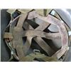 Image 3 : MILITARY HELMET WITH LINER (FEDUR ZARAGOZA ESPANA IS STAMPED ON INSIDE OF LINER--SPAIN?)