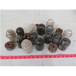 LOT OF ASSORTED INSULATORS