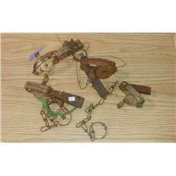 LOT OF FOUR TRAPS