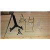 Image 1 : LOT OF DISPLAY STANDS (ASSORTED SIZES)