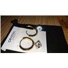 Image 2 : PAIR OF GOLD COLOURED FASHION EARRINGS (CRYSTAL JEWELRY)