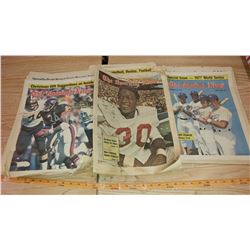 LOT OF ASSORTED SPORTS NEWSPAPERS