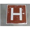Image 1 : SASKATCHEWAN HIGHWAYS SIGN (HOSPITAL) *23.5" X 23.5"*