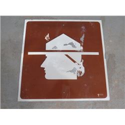 SASKATCHEWAN HIGHWAYS SIGN (RCMP) *23.5" X 23.5"*