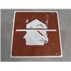 Image 1 : SASKATCHEWAN HIGHWAYS SIGN (RCMP) *23.5" X 23.5"*