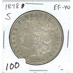 ONE DOLLAR COIN (USA) *1878* (MORGAN) *SILVER*