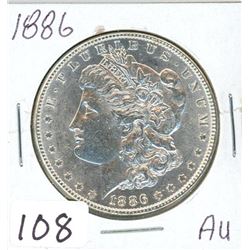 ONE DOLLAR COIN (USA) *1886* (MORGAN) *SILVER*