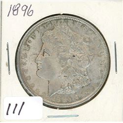 ONE DOLLAR COIN (USA) *1896* (MORGAN) *SILVER*