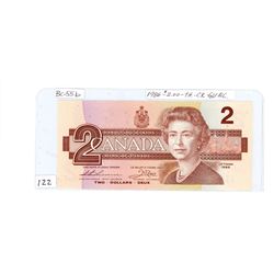 TWO DOLLAR BILL (CANADA) *1986*