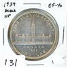 Image 1 : ONE DOLLAR COIN (CANADA) *1939-DOUBLE HP* (SILVER)