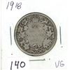 Image 1 : FIFTY CENT COIN (CANADA) *1918* (SILVER)