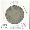 Image 1 : FIFTY CENT COIN (CANADA) *1913* (SILVER)