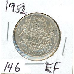 FIFTY CENT COIN (CANADA) *1952* (SILVER)