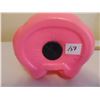 Image 3 : 10" TALL PINK REGAL TOYS BRAND COIN BANK VINTAGE