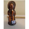 Image 2 : FIRST NATION MAN COPPER VINTAGE COIN BANK 6" TALL