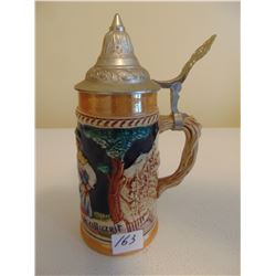 WESTERN GERMANY CAPPED BEER STEIN