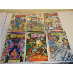 VINTAGE MICRONAUTS COMICS LOT (#1-6)