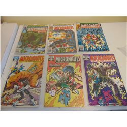 VINTAGE MICRONAUTS COMICS LOT (#7-9 40 41 43)