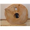 Image 3 : 12" DIAMETER TREE SLAB HOMEMADE WALL CLOCK