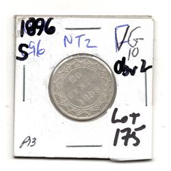 1896 NEWFOUNDLAND 20 CENTS SMALL 96 OBVERSE 2