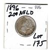 Image 2 : 1896 NEWFOUNDLAND 20 CENTS SMALL 96 OBVERSE 2
