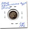 Image 2 : 1882H NEWFOUNDLAND SILVER FIVE CENTS SCARCE LOW MINTAGE