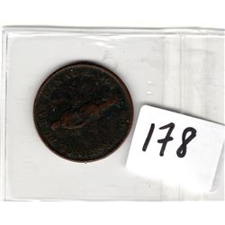 1837 PROVINCE OF UPPER CANADA COLONIAL TOKEN