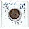 Image 1 : 1888 5 CENT SILVER LARGE LAST 8