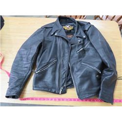 HARLEY DAVIDSON LEATHER JACKET (MEDIUM)