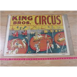 CIRCUS POSTER (HAS A RIP IN ONE CORNER)