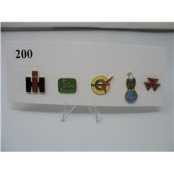 LAPEL PINS  - FARM MACHINERY  (LOT OF 5)