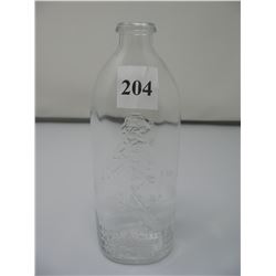 VINTAGE NURSERY RHYME BABY BOTTLE (HOBBY HORSE / MAPLE GREY)