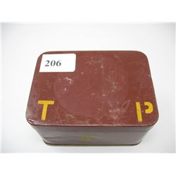 MILITARY BOX (WITH 2 BOOT POLISHING BRUSHES)  *REINE BORSTEN BRUSHES*