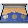Image 1 : WALKING LIBERTY HALF DOLLARS (SET OF 3 DIFFERENT DECADES) *US*