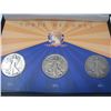Image 3 : WALKING LIBERTY HALF DOLLARS (SET OF 3 DIFFERENT DECADES) *US*