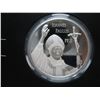 Image 2 : COMMEMORATIVE $10 SILVER COIN (2005)  *POPE JOHN PAUL II*