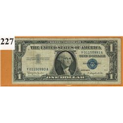 $1.00 BANKNOTE (1957 US SILVER CERTIFICATE)
