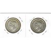 Image 2 : 2- CANADIAN SILVER 50 CENT PIECES (1945) *WIDE DATE AND NARROW DATE TYPES*