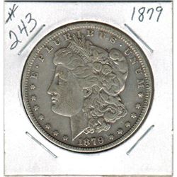 US MORGAN SILVER DOLLAR (1879)
