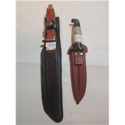2 KNIVES IN SHEATH