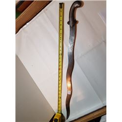 VINTAGE ASIAN SWORD (BEAUTIFUL ETCHINGS) *25.5" BLADE*